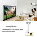 Portable Projector Bracket 360 Rotatable Ceiling Wall Mount Beamer Holder Aluminium Alloy 2KG Loading Beam Projector Stand