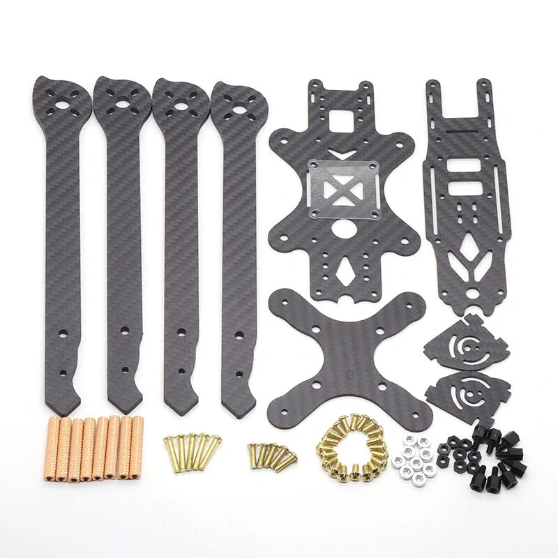 HSKRC XL5/6/7/8/9 232/283/294/360/390mm Carbon Fiber FPV Racing Frame kit for RC Drone