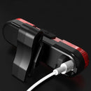 1000LM Brightness Bike Light Set 6 Light Modes 1200mAh Battery Aluminum Alloy Bicycle Front Light with Smart Taillight for Mountain Bicycle Scooter