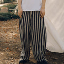 INCERUN Mens Casual Ethnic Striped Loose-Fit Pant Comfortable Wide Leg Long Trousers Plus Size for Men S-5XL