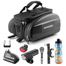 BENGGUO 17-30L EVA Hard Shell Bicycle Trunk Pannier with Reflector & Shoulder Strap Multi Functional Waterproof Rear Seat Frame Bag