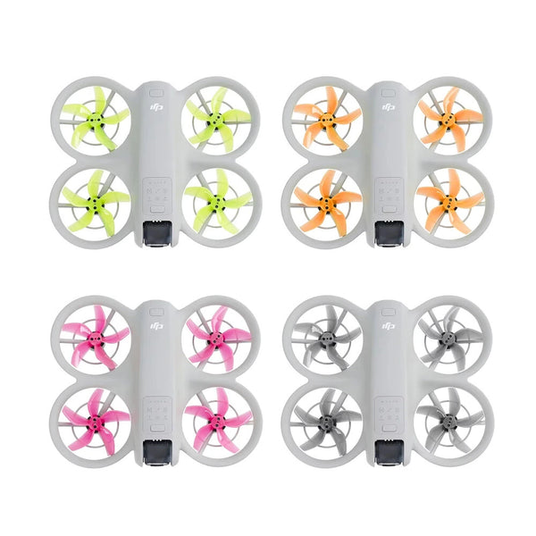 RCSTQ Lightweight Colorful 5-Blade Propeller Props Accessories for DJI NEO RC Drone Quadcopter
