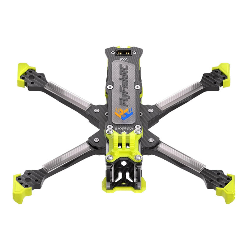 FlyfishRC Volador II VX5 V2 225mm Wheelbase 5 Inch T700 Carbon Fiber Frame Kit Support DJI O4 Air Unit for DIY RC FPV Racing Drone