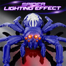 Remote Control Wall Climbing Spider / Green Lizard / Yellow Lizard Model 360 Rotation LED Lights Vacuum Suction Ground Crawling Toy