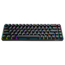 HXSJ V800 Tri-mode Wireless Mechanical Keyboard 68 Keys Hot-swappable RGB Backlight 2000mAh Rechargeable Type-C Gamer Keyboards