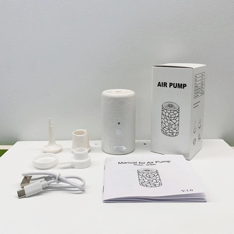 Mini Electric Air Pump For Inflatables Portable Air Mattress Pump Rechargeable Air Pump For Pool Floats Sleeping Pads