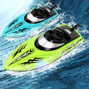 HXJRC HJ811 2.4G 4CH RC Boat High Speed LED Light Speedboat Waterproof 20km/h Electric Racing Vehicles Models Lakes Pools Remote Control Toys