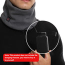 TENGOO 3 Gears Electric Heating Scarf Adjustable Intelligent Winter USB Rechargeable Neck Cold Protection Warm Scarf for Men Women (Battery not included)
