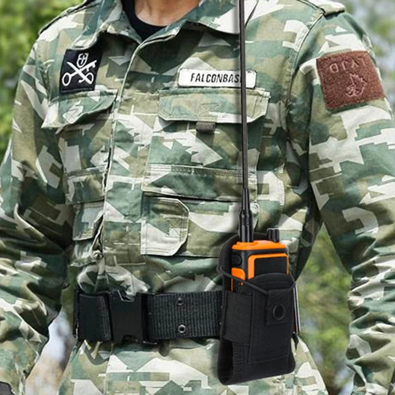MSC-20H Tactical Walkie Talkie Pouch Radio Pouch Holder Pocket Portable Outdoor Sports Waist Bag Interphone Holster