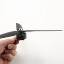 2 Pairs /4 Pairs 7040 8040 9045 3-Blade 5mm Shaft Black Fiberglass Nylon Propeller for 7 Inch 8 Inch 9 Inch FPV RC Racing Drone