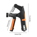 KALOAD 10-120kg Adjustable R-Type Hand Gripper with Countdown/Counting Finger Strength Rehabilitation Trainer Arm Muscle Hand Exercise Equipment for Men Women