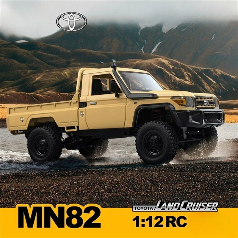 MNRC MN82 RTR 1/12 2.4G 4WD RC Car for TOYOTA Land Cruiser LC79 Rock Crawler LED Light Climbing Off-Road Truck Full Proportional Vehicles Models Toys