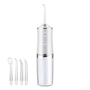Cordless Dental Oral Irrigator with Adjustable Pressure Modes USB Rechargeable Water Flosser for Travel and Home