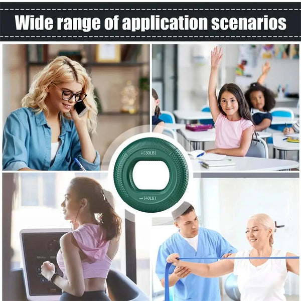 KALOAD Hand Grip Carpal Expander Finger Strength Power Gripper Gripping Stress Relief Gym Home Fitness Trainer