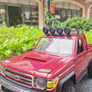 Upgraded Metal Luggage Rack with Light For MN82 1/12 RC Spare Parts