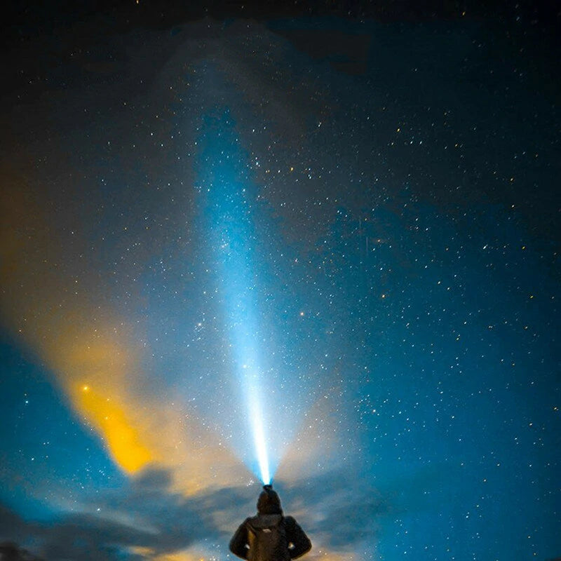 Smart Sensor 600 Lumens XPG+COB LED Headlamps Double Light Source Headlight With Safety Light Waterproof Portable Head Lamp