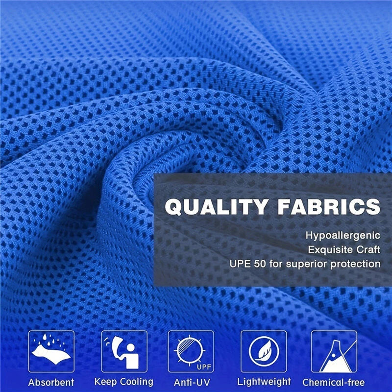 KALOAD 1 Pack Breathable Cooling Towels for Men Women UV Protection Quick-Dry Absorbent Sports Headscarf for Gym Running Golf Cycling Camping
