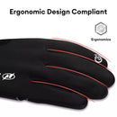 TENGOO USB Heated Gloves for Men Cycling Gloves Winter Waterproof Cold Padded Thickened Touch Screen Gloves Charging Heating Warm Gloves Outdoor Camping Skiing Motorcycle Gloves