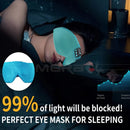 KALOAD Bluetooth Wireless Headphones Sleep Mask Adjustable Music Multifunctional Soft  Eyeshade for Travel Night Sleeping