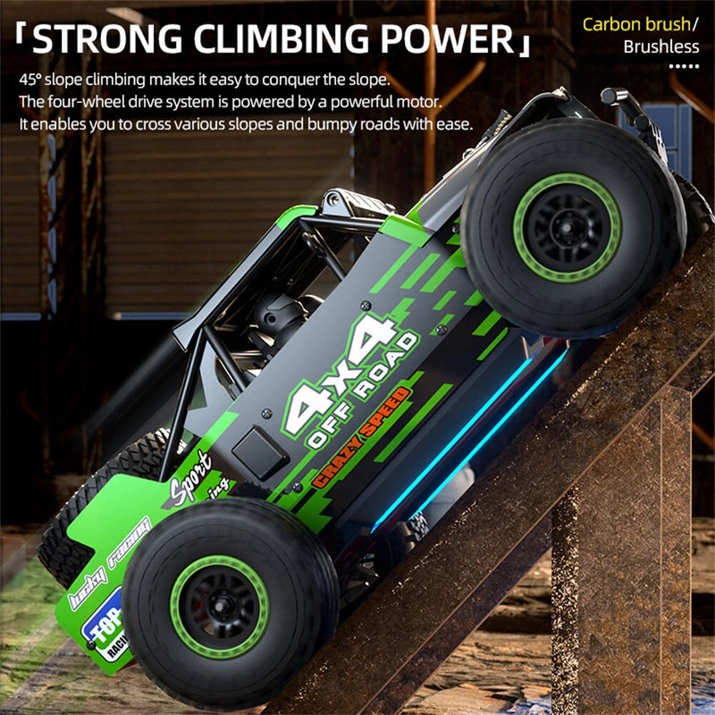 ZLL SG202 PRO/MAX 1/20 2.4G 4WD 40/55km/h Brushed/Brushless RC Car LED Light Off-Road Climbing Truck High Speed Full Proportional Vehicles Model RTR Toys