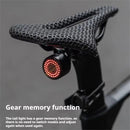 OFFBONDAGE ATS-Q6 Smart Auto Brake Sensing Bicycle Taillight 13 Light Modes Type-C Rechargeable Waterproof Bike Rear Light for MTB Road Night Riding Safety