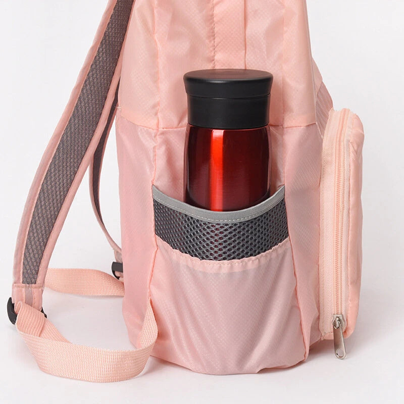 IPRee 2 In 1 Lightweight Long-lasting Travel Backpack Water Resistant Packable Backpack Handbags Shoulder Bag For Hiking Camping Beach