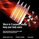 2 In 1 Multifunctional Desktop Humidifier Heater with Colorful Night Light Fast Heating Household Electric Heater for Home Bedroom Office