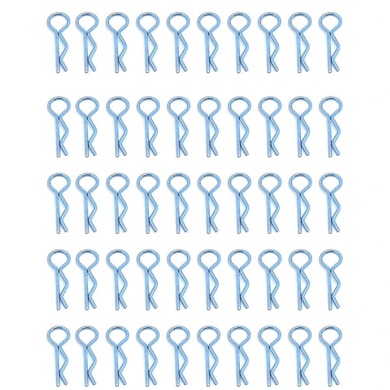 100PCS Universal RC Body R-Type Clips Pins for All 1/10 1/12 Scale Redcat HPI Himoto HSP Exceed RC Car Parts Truck Shell Replacement