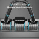 KALOAD 6 Wheel 8 Elbow Support Abdominal Trainer with Phone Holder Silent Sport Automatic Rebound Core Strength Roller Fitness Equipment for Home Gym