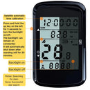 OFFBONDAGE 2.4-inch GPS Wireless Bicycle Computer 5-Star Positioning Type-C Charge Cycle Speedometer Digital Stopwatch Bike Odometer for Road MTB