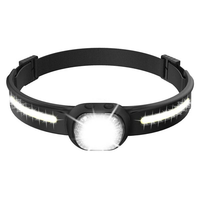 600 Lumens XPG+COB LED Headlamps USB Rechargeable  Headlight With Safety Light Waterproof Portable Head Lamp For Cycling Fishing Working Searching