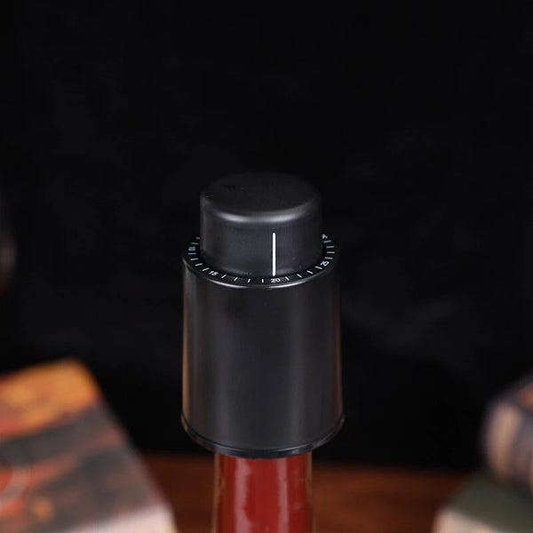 Push-Type Integrated Red Wine Vacuum Bottle Stopper Red Wine Preservation Wine Stopper With Time Scale Red Wine Stopper