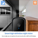 M23S Wireless Visual Doorbell with 4.3-inch Display Screen 1080P FHD Night Vision Two-way Video Intercom Smart Home Surveillance Door Bell
