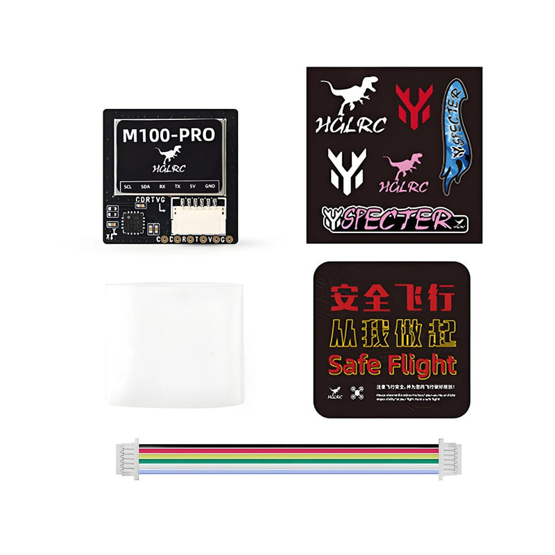 HGLRC M100 PRO GPS B101 Chip 120CH 10Hz Five-Mode Positioning Built-in Ceramic Atenna for FPV Racing Drone