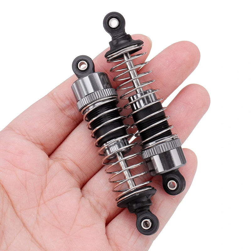 2PCS Upgraded Aluminum Capped Oil Filled Shock Absorber Damper for HBX 16889 1602 1/16 RC Car Parts M16100A
