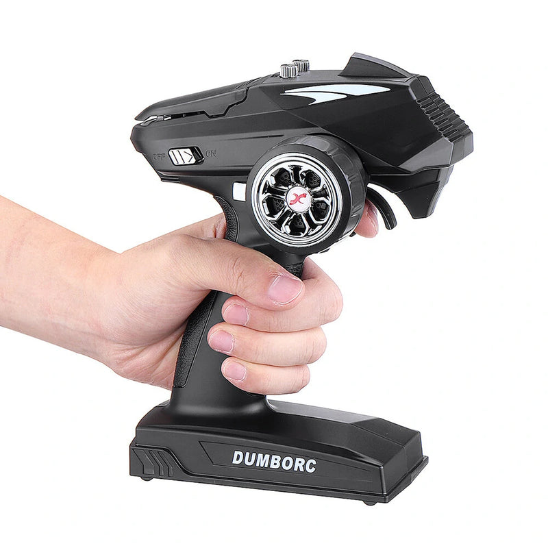 DumboRC X6 2.4GHz 6CH Radio Transmitter with X6F RC Receiver for RC Vehicles Boat Tank Models without Gyro Function