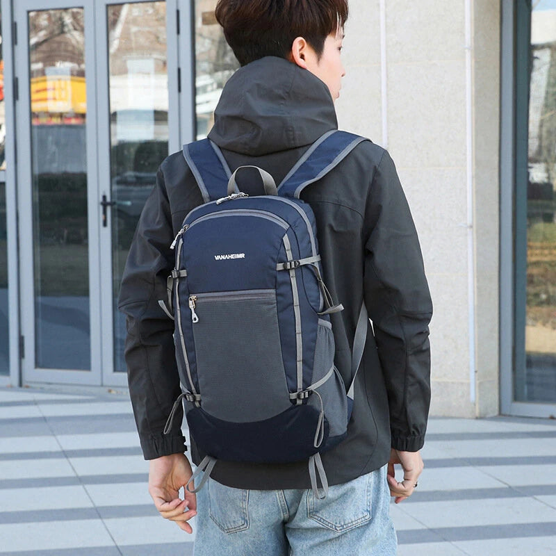 Portable Folding Waterproof Backpack Mountaineering Bag Ultralight Outdoor Climbing Cycling Travel Hiking Daypack