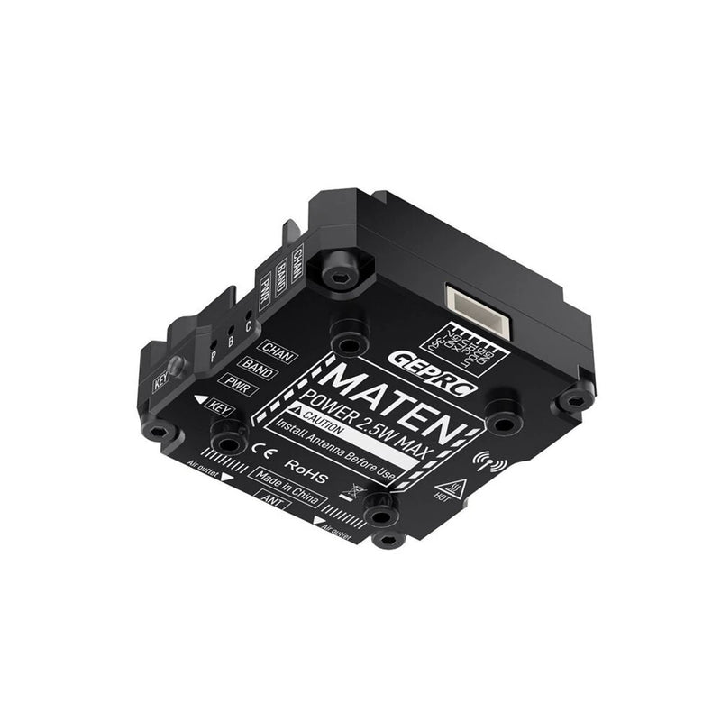 GEPRC MATEN 5.8G 48CH Pit/25mW/200mW/600mW/1600mW/2500mW 2.5W VTX PRO Built-in Microphone MMCX FPV Transmitter for RC Drone Long Rang
