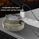 IPRee Outdoor Camping Light String Warm+Colorful Light 20M USB+Solar Rechargeable Waterproof Light Chain Portable Scalable Suspended Sky Tent Atmosphere String Light