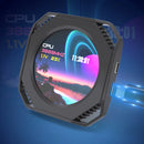 Mirabox DR21 2.1 Inch Computer Secondary Screen USB HD LCD Display Customizable Themes Real-Time CPU RPU RAM Dynamic Desktop Secondary Screen Monitoring Freely