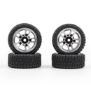 4PCS Upgraded Metal Wheel Rims Tires for SG PINECONE FORSET 2402 1/24 Off-Road RC Cars Vehicles Models Spare Parts Accessories P24-CL01