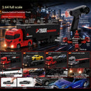 YF 3606 RTR 1/64 2.4G 4WD Mini Drift RC Car Tractor Container Truck Support App Remote Controlled LED Light Two Speed Full Proportional Vehicle Desktop Toys Model Collection Gift For Boys
