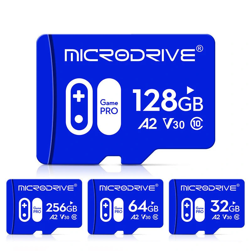Microdrive Class 10 High Speed TF Memory Card 32G 64G 128G 256G Micro SD Card Flash Card Smart Card for Camera Drone TV Driving Recorder