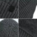 XANES Winter Bike Knitted Hat Outdoor Plush Warmth Cap Peaked Earmuff Fashion Casual Faux Fur Lined Bomber Hats Cycling Ear Protection