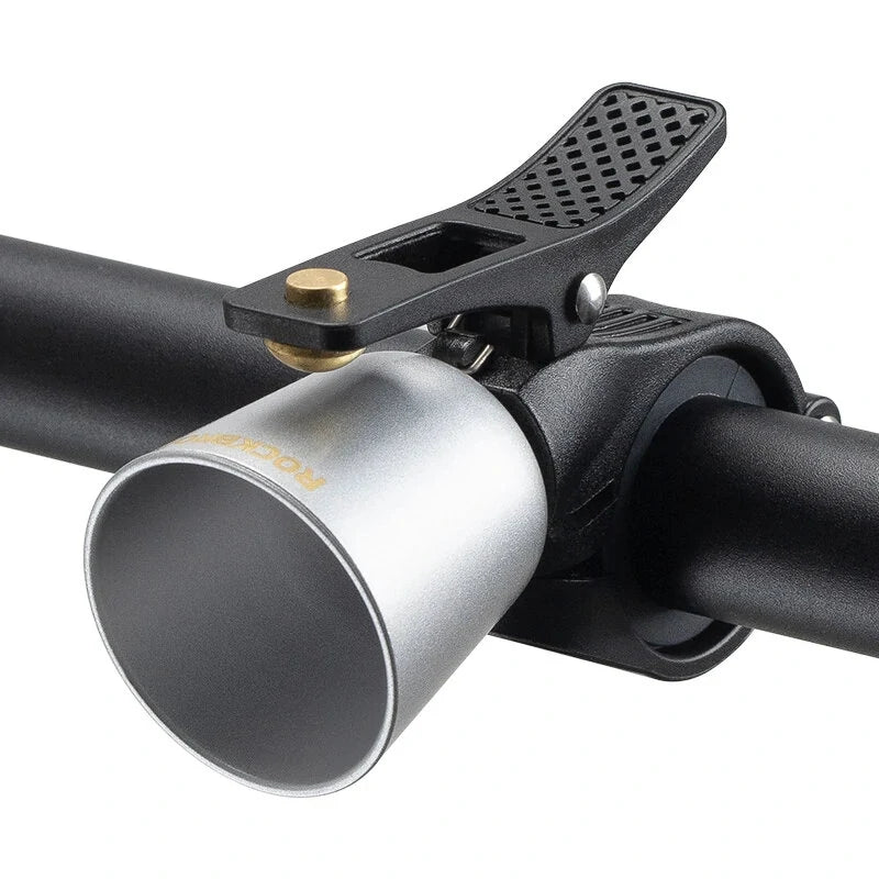 ROCKBROS Bike Bell 100db Copper Alloy Security Alert Waterproof Ring Easy Installation Crisp Bell for MTB Road Bicycle Cycling