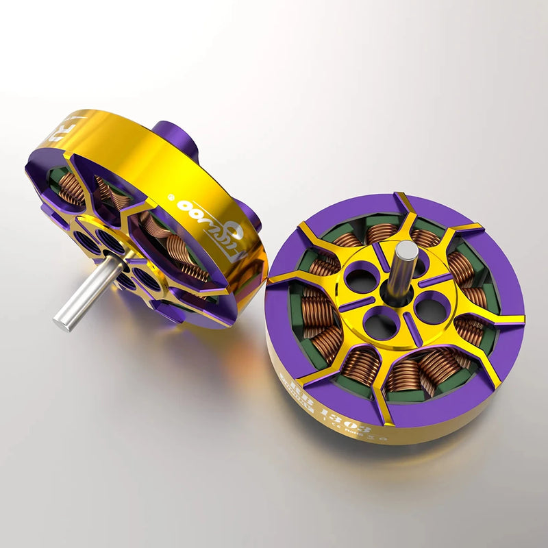 1PC / 4PCS FLYWOO ROBO 1303 6000KV 2-4S Brushless Motor 1.5mm Shaft for RC FPV Racing Drone