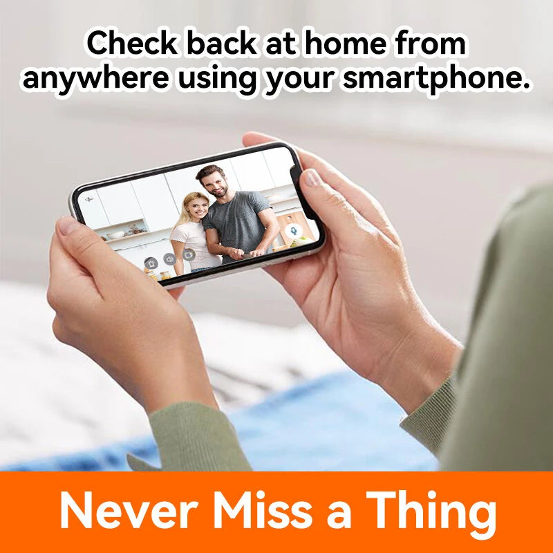 C11 3MP Tuya WiFi PTZ Robot Camera with Time Display 180 Viewing HD Night Vision Motion Detection Two-way Audio Alarm Setting Surveillance Security Cameras