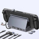 UGreen 9-in-1 Type-C Steam Deck Dock USB Adapter with USB2.0*2 / USB-C3.2 / USB-A 3.2 / PD100W Type-C / HD / RJ45 / SD / TF Card Reader Slot Multi-ports Hub Splitter Compatible with Steam Deck ROG Ally LEGION Go for iPhone 16 Pro/Pro Max