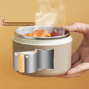 304 Stainless Steel Multi-layer Insulated Lunch Box Portable Thermos Lunch Box Set Bento Box Stackable for Kids Adults School Picnic Fruit Salad Food Container Thermal Lunch Bag