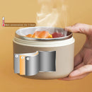 304 Stainless Steel Multi-layer Insulated Lunch Box Portable Thermos Lunch Box Set Bento Box Stackable for Kids Adults School Picnic Fruit Salad Food Container Thermal Lunch Bag